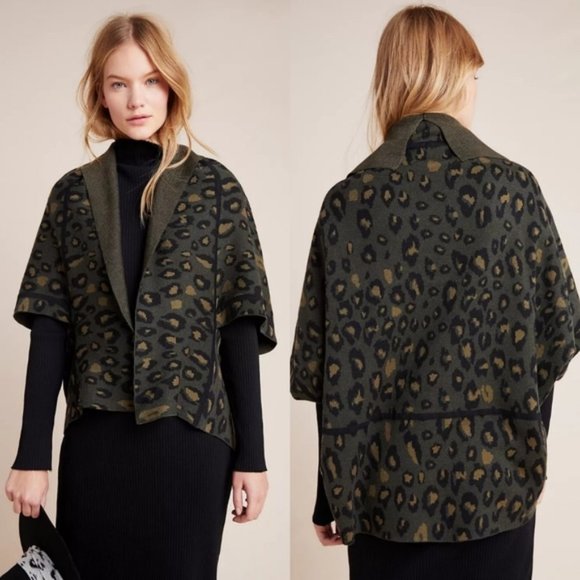 Anthropologie Sweaters - Anthropologie Akemi + Kin Terra Leopard Cardigan One Size